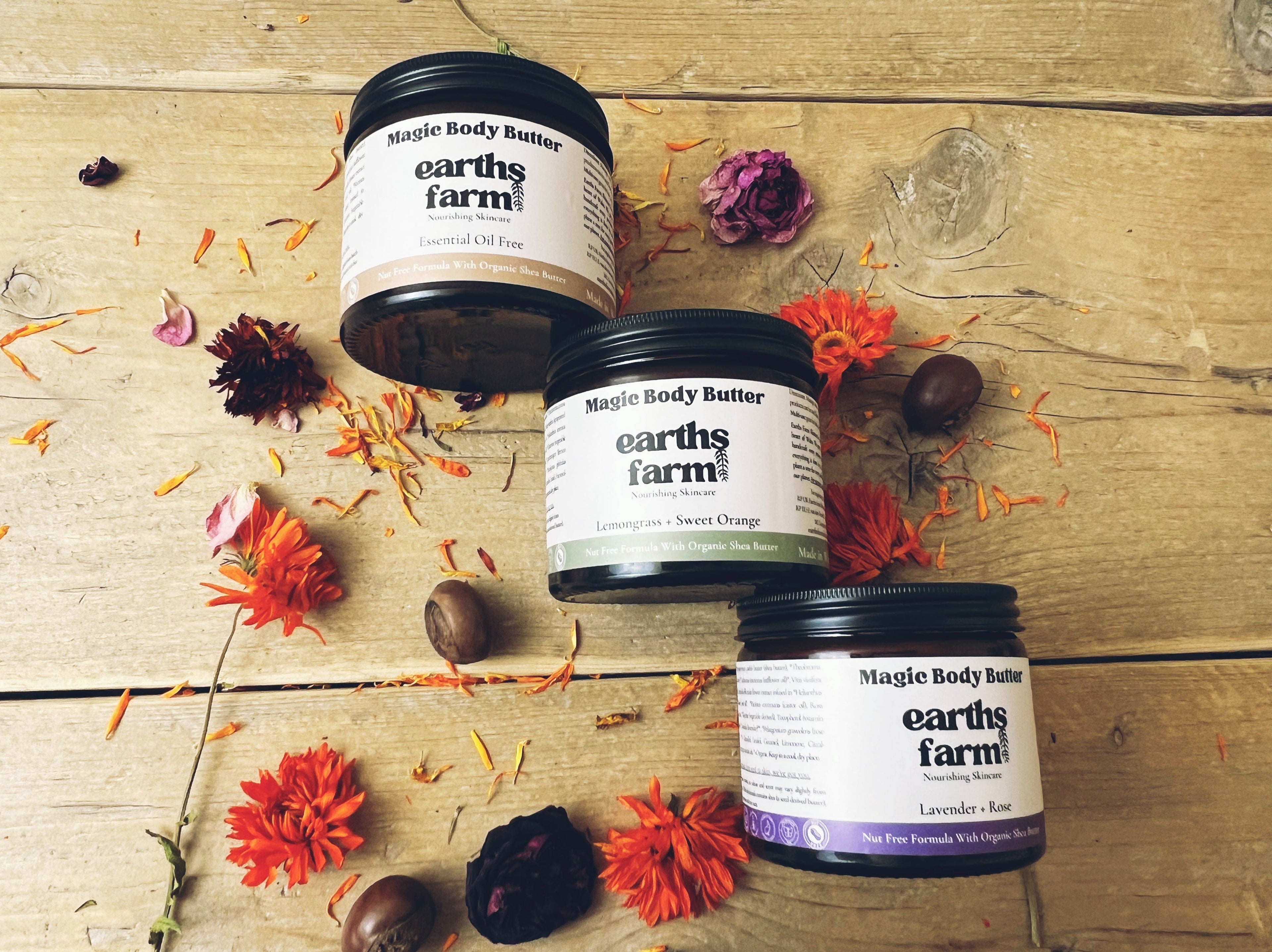 Moisturising Body Butter Trio – Nourishing Care for Dry & Sensitive Skin