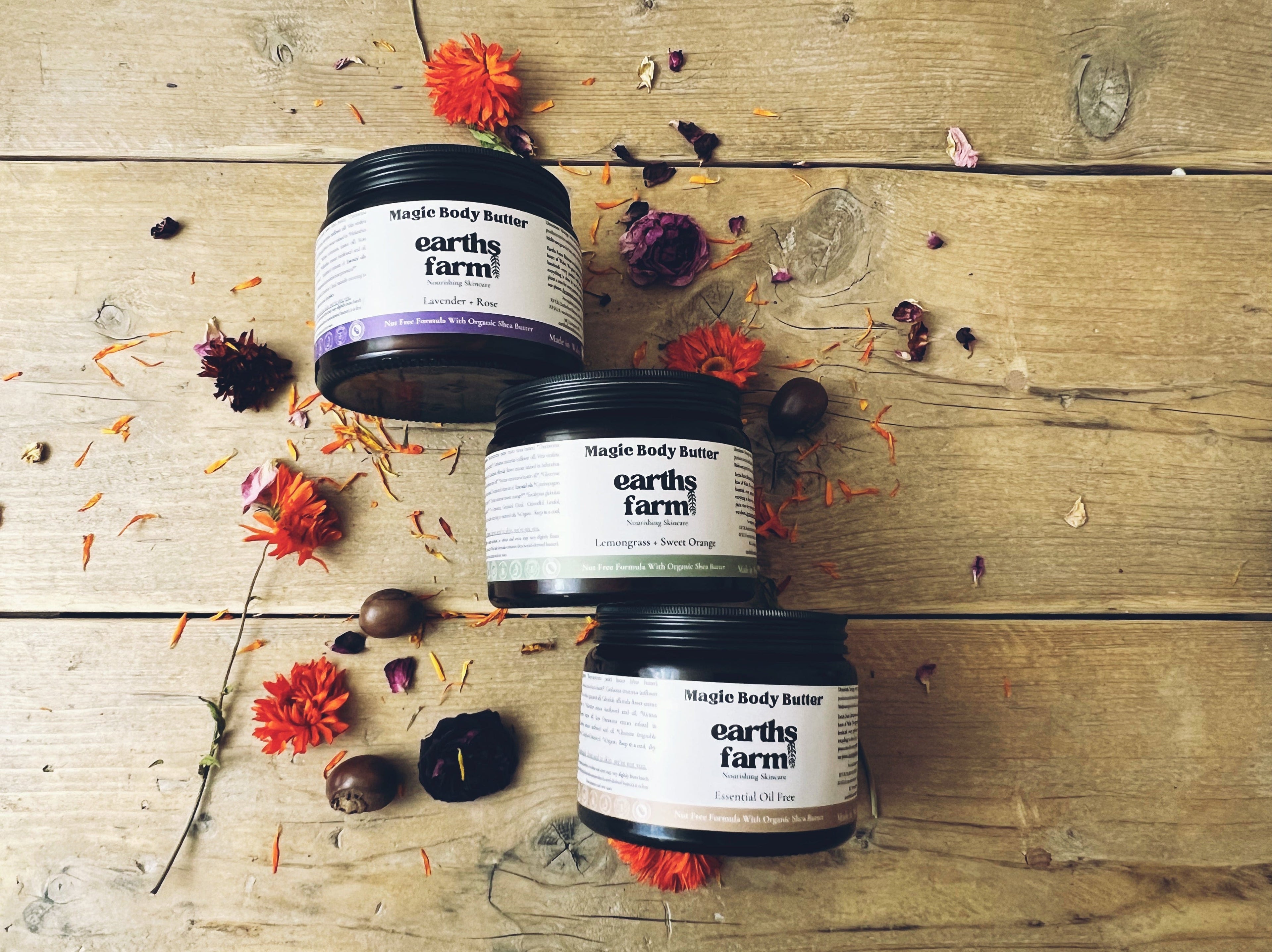 Moisturising Body Butter Trio – Nourishing Care for Dry & Sensitive Skin