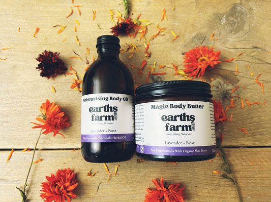 Sensitive skincare set earths farm skincare